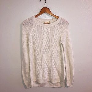 Cream Knitted Sweater